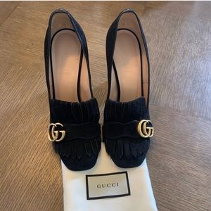 Authentic Marmont Gucci Pumps (7.5)